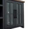 Essex - TV Stand Console For TVs Up To 100" - Black, Whiskey - Image 5