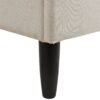 Aspen - King Vertical Tufted Headboard Platform Bed Set - Light Beige - Image 11