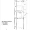 Kelsey - Narrow Bookshelf With Cabinet - Natural - Image 5
