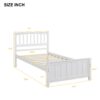 Twin Size Platform Bed - White - Image 9