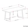 Watkins - Dining Table - Light Brown - Image 10