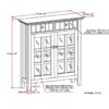 Acadian - Entryway Storage Cabinet - Light Golden Brown - Image 2