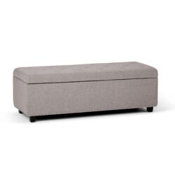 Hamilton - Storage Ottoman - Cloud Gray