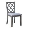 Carlisle - Cross Back Side Dining Chair (Set of 2) - Gray - Image 2