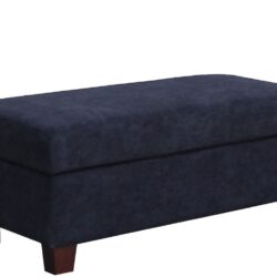 Diego - Fabric Sectional Sofa With Right Facing Chaise, Storage Ottoman, And 2 Accent Pillows - Black