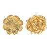 Rose Hanging Resin Wall Accents (Set of 2) - Gold - Image 2