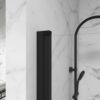 Bathtub Screen Panel Shower Door 180° Pivot - Black - Image 5