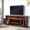 Sausalito - Electric Fireplace TV Stand Console For TVs Up To 95" - Whiskey - Image 8