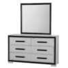 Adelaide - Mirror - Gray / Black - Image 4