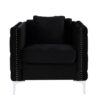 Bayberry - Sofa Loveseat Chair Living Room Set - Black - Image 11
