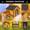 Xpt088 Wearable And Strong Dog House For Playground - Natural - Image 3