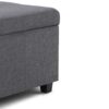 Castleford - Storage Ottoman - Slate Gray - Image 7