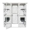 Xpt018 Cat Cage Box Lovely House Cute Pet Play Speace Wooden Medium - White - Image 8