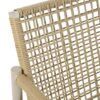 4 Pieces Patio Furniture Set, PE Rattan Wicker With Washable Cushion And Tempered Glass Tabletop, Conversation Furniture For Garden Poolside Balcony - White / Natural - Image 15
