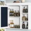 Bathroom Medicine Cabinet With Mirror, Wall Mounted Mirror Cabinet & Storage Organizer, Over The Toilet Storage White Storage Cabinet For Bathroom - White - Image 20