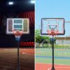 Portable Basketball Hoop Basketball System Adjustable For Youth Adults LED Basketball Hoop Lights, Colorful Lights, Waterproof, Super Bright To Play At Night Outdoors, Good Gift For Kids - Black - Image 9
