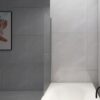 Bathtub Screen Framless Shower Door Tempered Glass Shower Panel - Transparent - Image 5