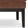 Carlson - Ottoman Bench - Distressed Saddle Brown - Image 5