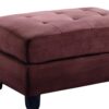 Chic Lounge Ottoman - Chocolate - Image 3