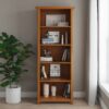 Amherst - 5 Shelf Bookcase - Light Golden Brown - Image 5