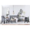 Farmhouse Chandeliar Distressed Pendant French Country Wood Chandelier For Living Room Foyer, Bulb Not Included - Antique Cream - Image 4