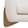 Alpine - Sherpa Arm Chair - Ivory White - Image 9
