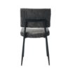 Modern Dining Chair (Set of 2) Fabric Upholstered With Black Metal Legs, Home And Bedroom Use - Gray - Image 13
