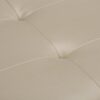 Dover - Square Coffee Table Storage Ottoman - Satin Cream - Image 6