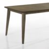 Bistro - Wide Vintage Contemporary Rectangle Dining Table - Walnut - Image 2