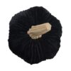 Velvet Pumpkin Large, For Holiday Halloween Decor (Set of 2) - Black - Image 3