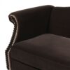 Elaine - Sofa Nailhead Accents - Deep Brown - Image 7