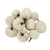 Velvety Pumpkin In Mesh Bag, Bag / 12, For Holiday Harvest Festival Fall Festival & Thanksgiving (Set of 4) - White - Image 3