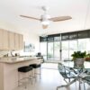 Ceiling Fan With Lights 3 ABS Blades 6 - Speed DC Motor Remote Control For Bedroom - White - Image 7