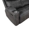 Hirah - Manual Recliner Sofa With Cupholder Function - Dark Gray - Image 4