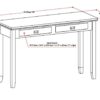 Artisan - Console Sofa Table - Russet Brown - Image 2