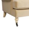 Alana Lawson - Accent Arm Chair Metal Casters - Fawn Brown - Image 7