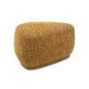 Pebble - Rounded Triangle Cocktail Ottoman - Mustard Yellow Tweed - Image 2