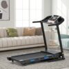 Treadmills For Home, Electric Treadmill With Automatic Incline, Foldable 3.5Hp Workout Running Machine Walking, Double Running Board Shock Absorption Pulse Sensor Bluetooth Speaker App Fitshow - Black - Image 23