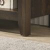 Benito - Wide TV Stand With Open Shelves And Cable Management - Dark Dusty Brown - Image 3