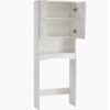 Home Bathroom Shelf Over-The-Toilet, Bathroom Spacesaver, Bathroom Storage Cabinet Organizer - White - Image 7