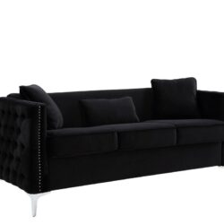 Bayberry - Sofa Loveseat Chair Living Room Set - Black