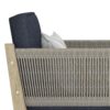 Cayman - Outdoor Conversation Chair - Slate Gray - Image 3