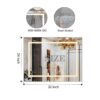32X24" 3000-6000K LED Bathroom Mirror With Lights, Anti-Fog Dimmable Lighted Wall Mounted Vanity Mirror Master Bath Modern Makeup (Only Mirrors, Not Cabinets) Horizontal & Vertical - Glossy Brushed Silver - Image 15