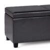 Avalon - Extra Large Storage Ottoman Bench - Tanners Brown - Image 6