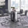 Royce - Square Bar Table - White / Gray - Image 5