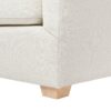 Ada - Flared Arm Contemporary Sofa With Lumbar Pillows - Flax White - Image 6