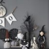 Halloween Sitting Witch Decor - Black - Image 13