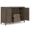 Ela - Sideboard With Wine Storage - Smoky Brown - Image 3