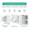 Bathroom Vanity Base Only, Solid Wood Frame And MDF Boards - White - Image 10