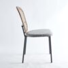 5 Piece Dining Set (Table And 4 Chairs) - Matt Black / Gray - Image 2